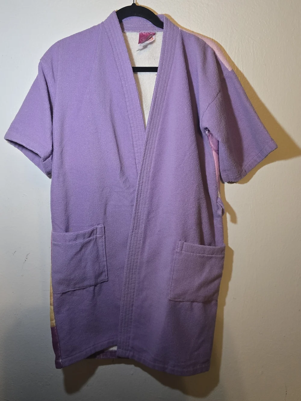 Disney Princess Rapunzel Tangled Girls Bathrobe Robe Size 12-14 Purple Lepper